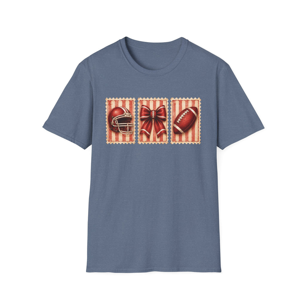 3 Red Stamp Design T-Shirt