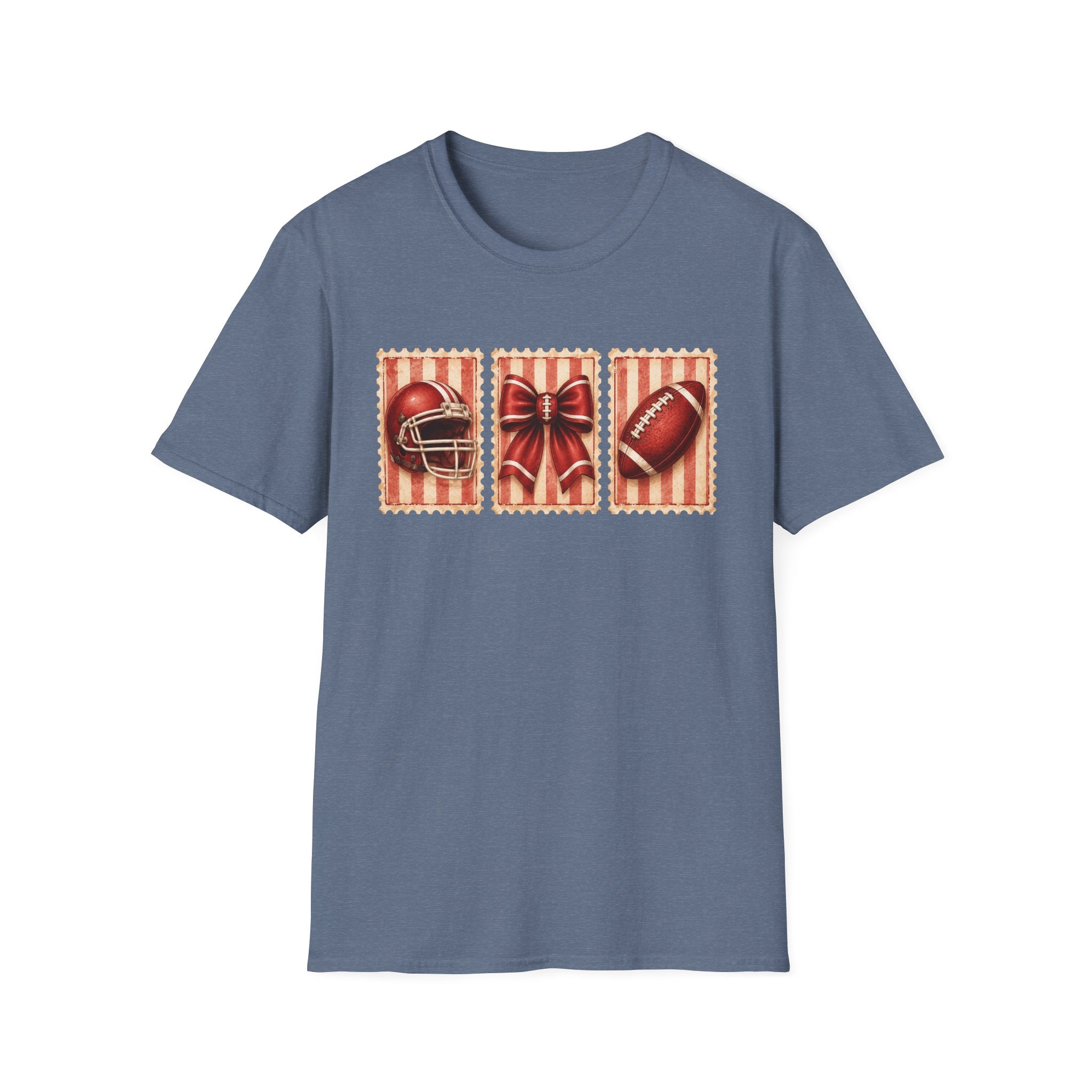 3 Red Stamp Design T-Shirt