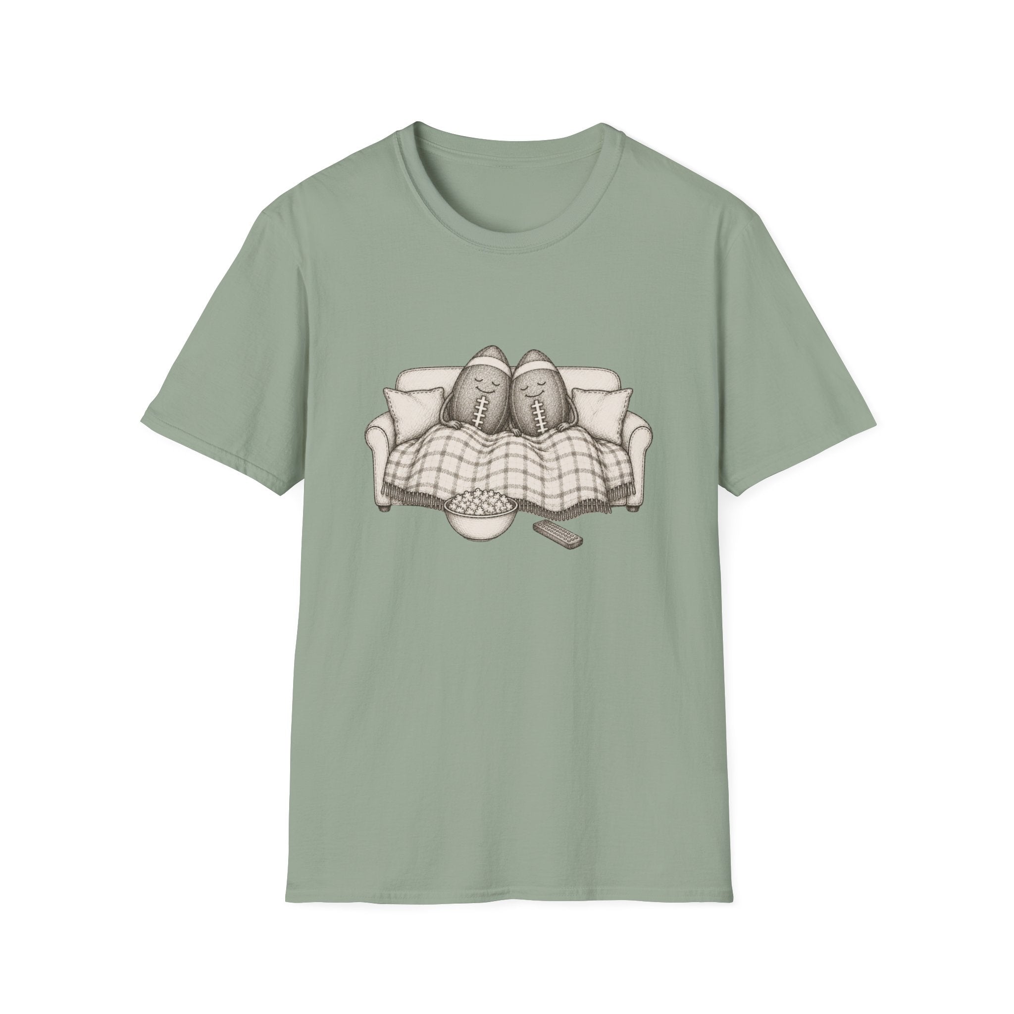 Footballs on Couch T-Shirt