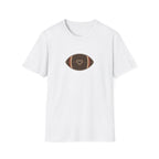 Football with Laced Heart T-Shirt
