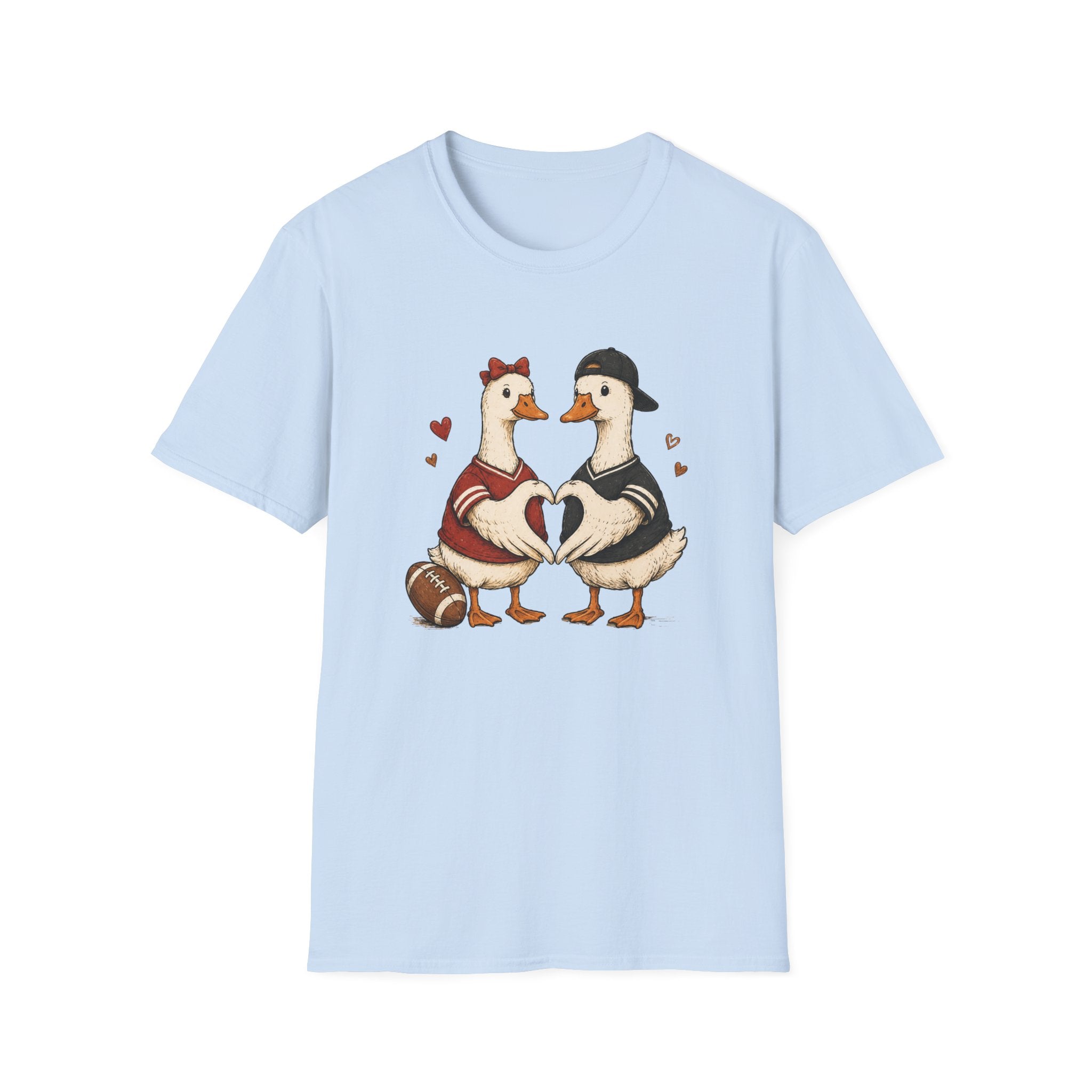2 Football Love Ducks T-Shirt