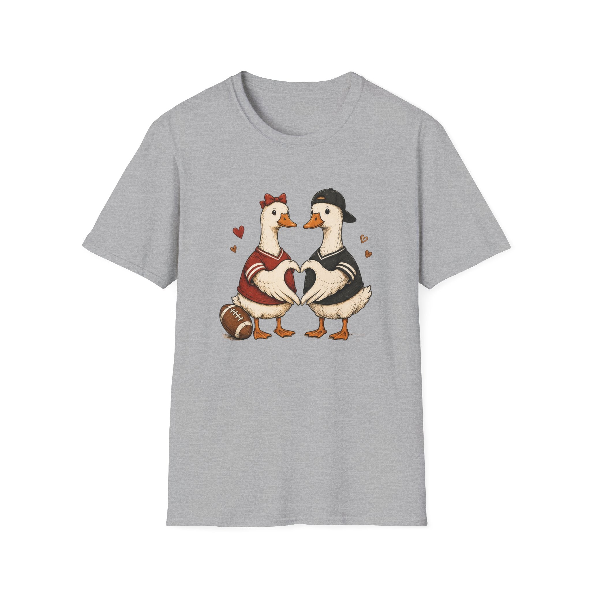 2 Football Love Ducks T-Shirt