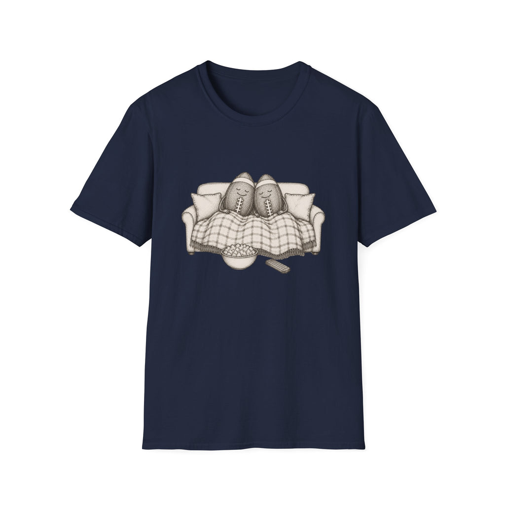 Footballs on Couch T-Shirt
