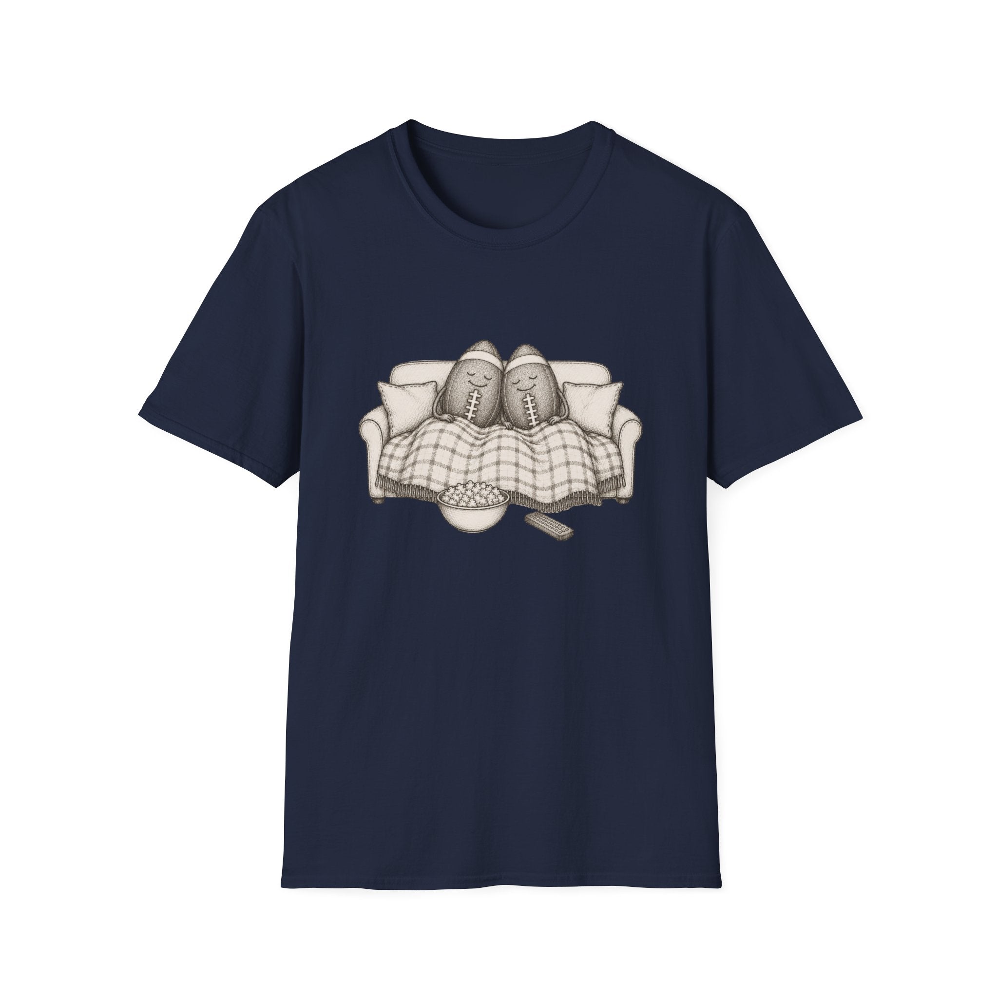 Footballs on Couch T-Shirt