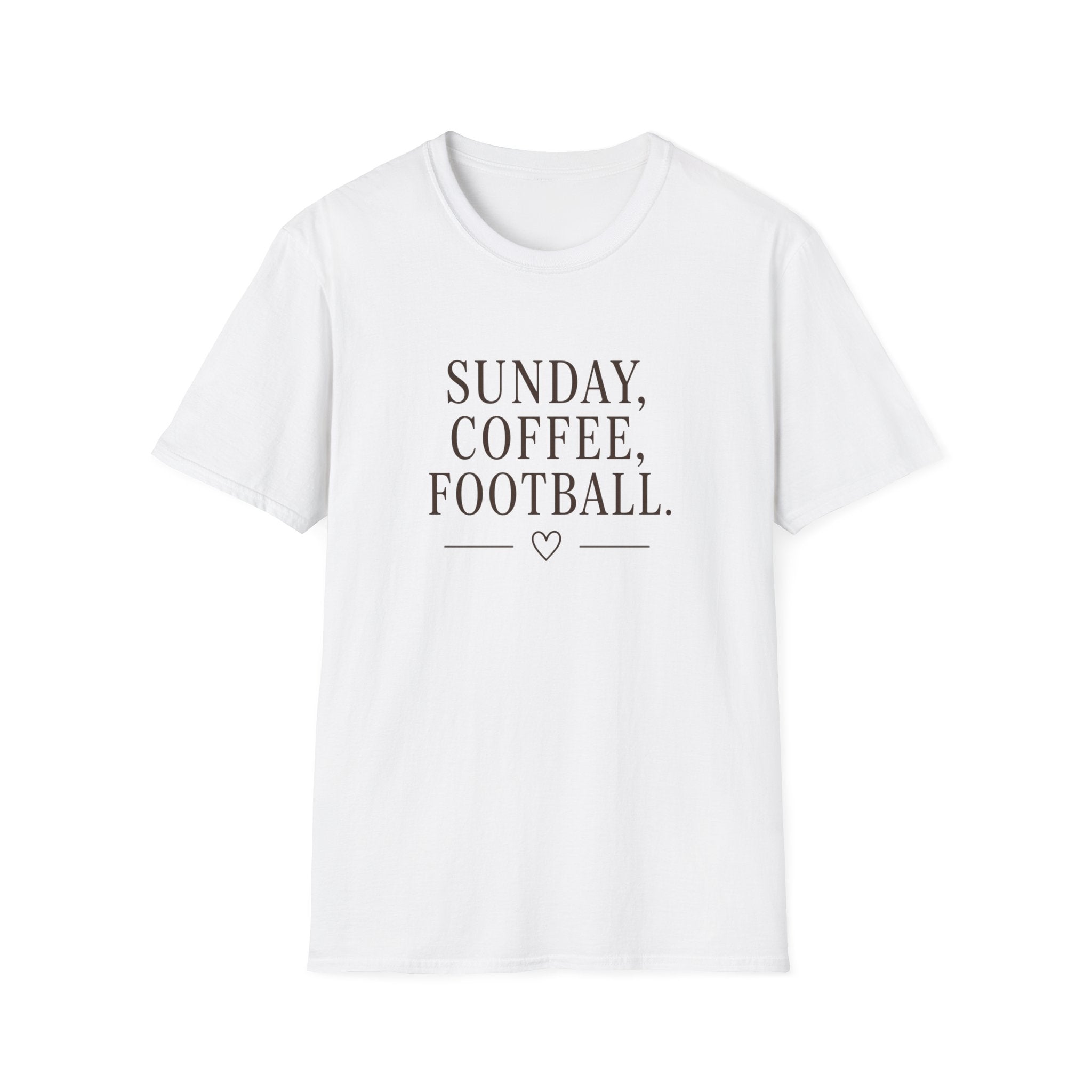 Sunday, Coffee, Football T-Shirt