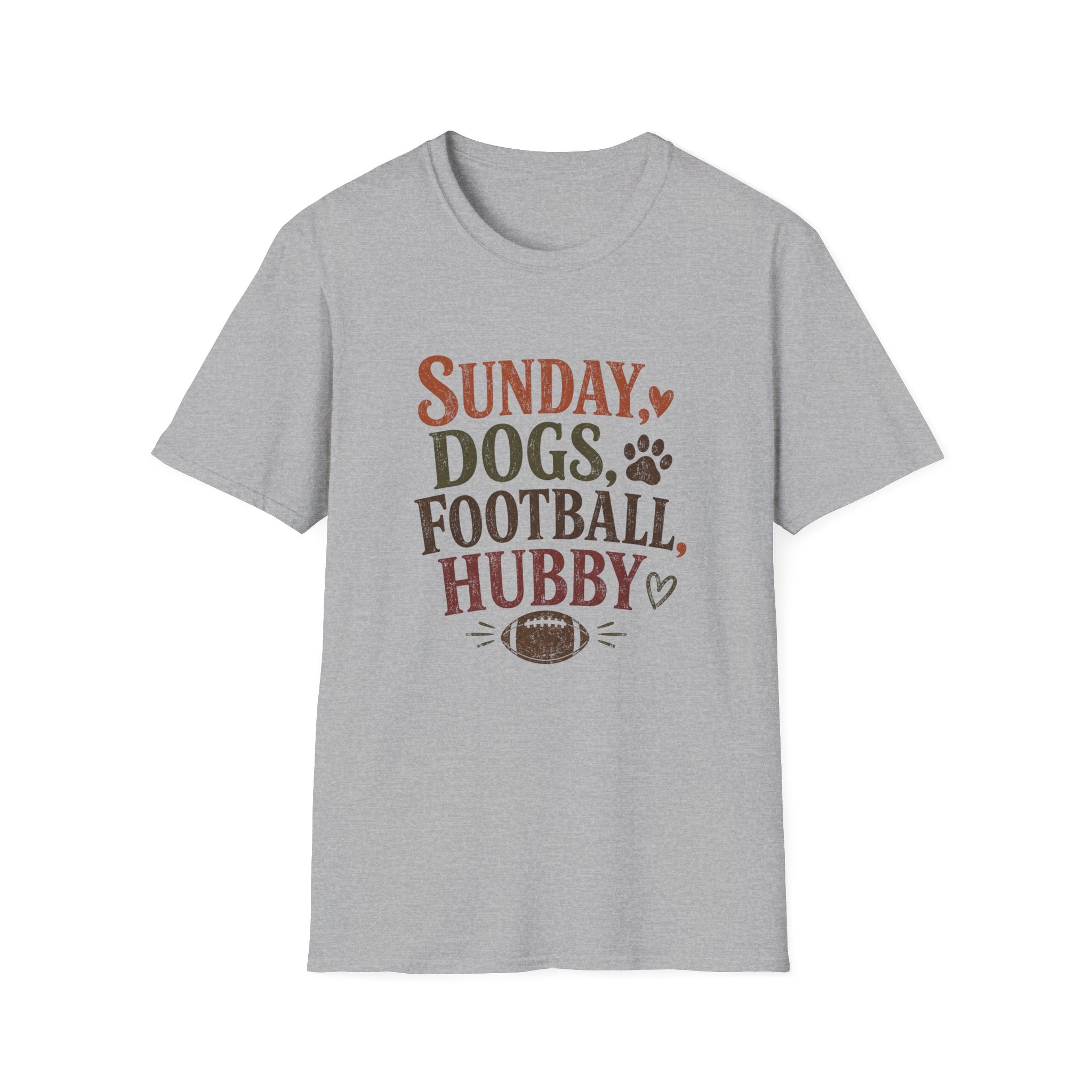 Sundays, Dogs, Football, Hubby T-Shirt
