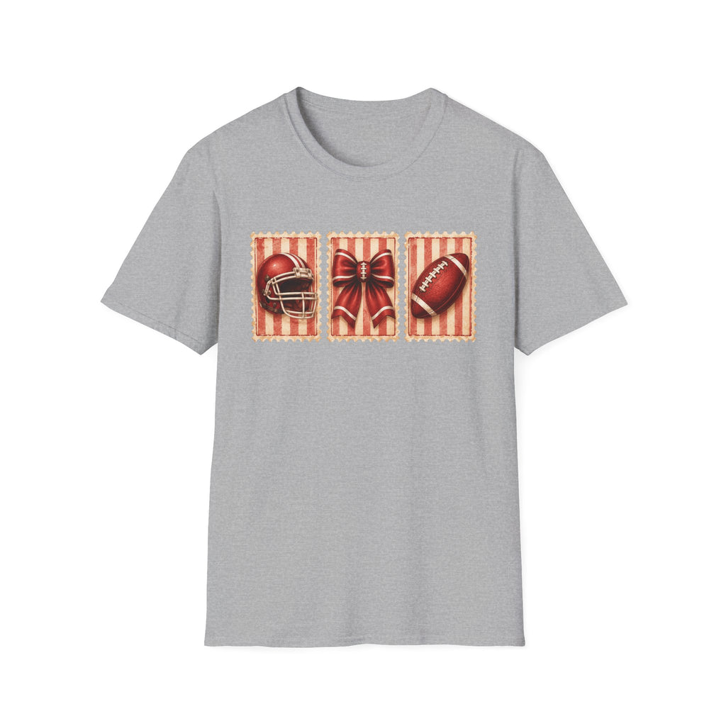 3 Red Stamp Design T-Shirt
