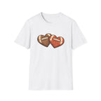 2 Football Hearts T-Shirt