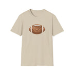 Football with Heart Stitching T-Shirt