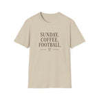 Sunday, Coffee, Football T-Shirt