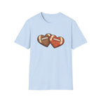 2 Football Hearts T-Shirt