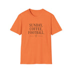 Sunday, Coffee, Football T-Shirt