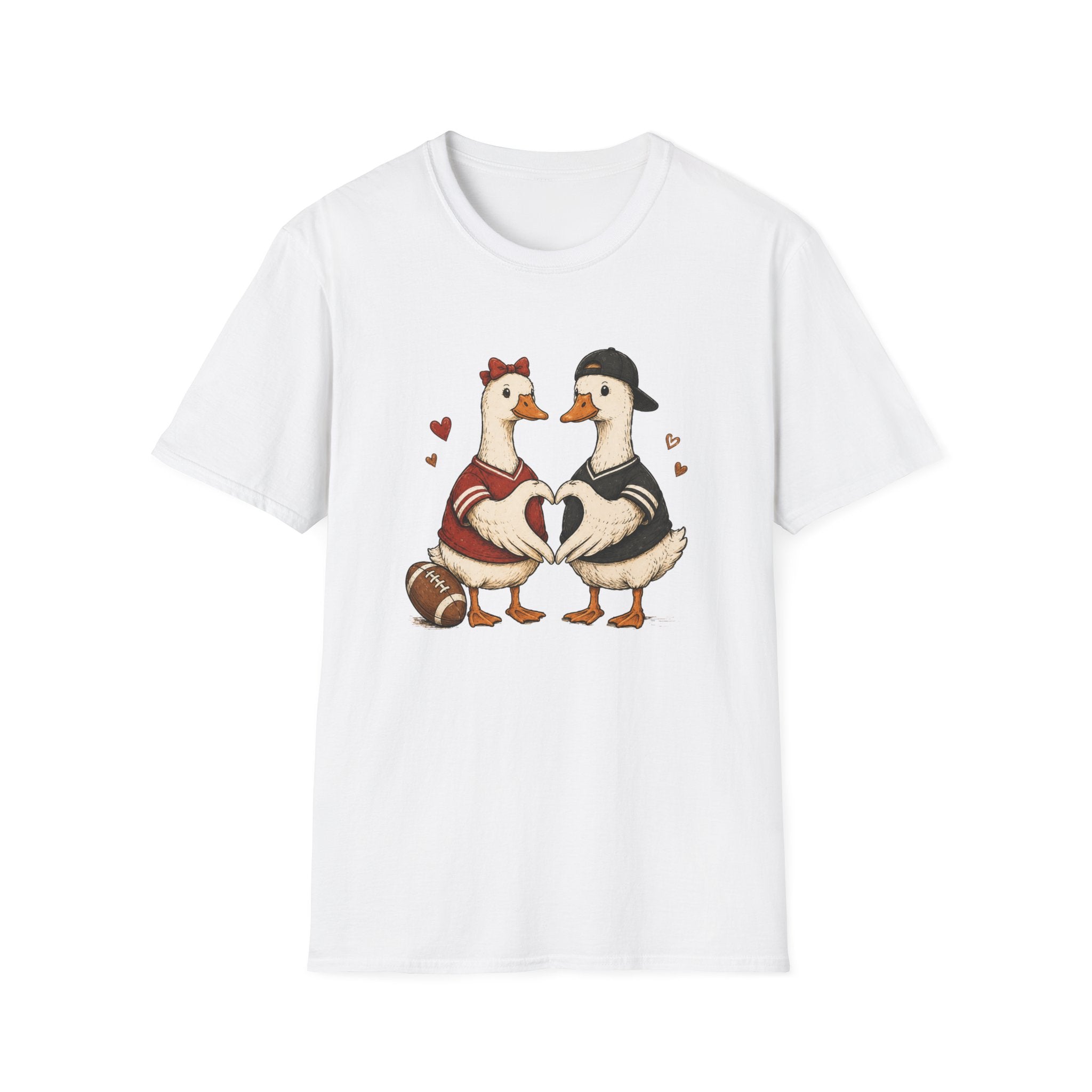 2 Football Love Ducks T-Shirt