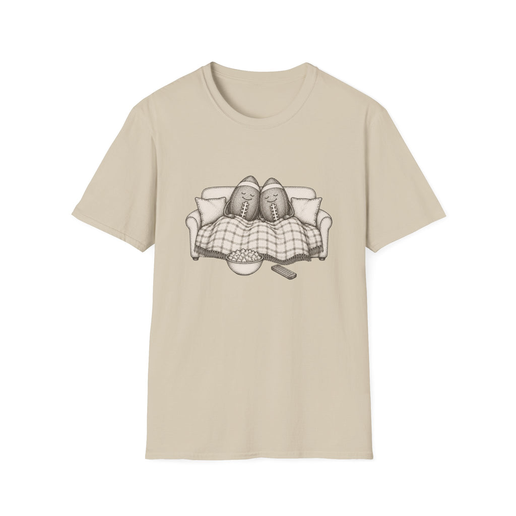 Footballs on Couch T-Shirt