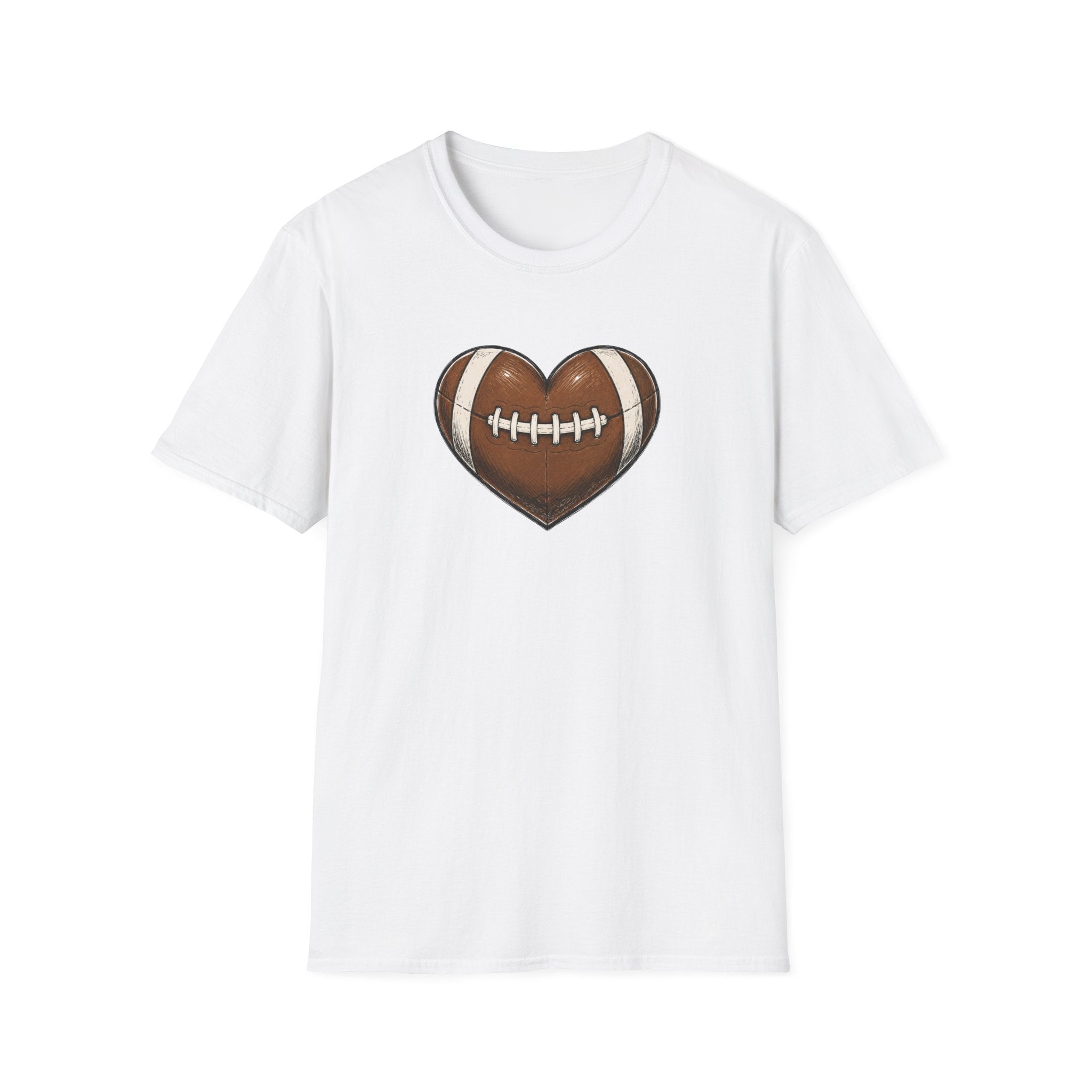 Football Heart T-Shirt