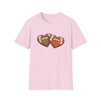 2 Football Hearts T-Shirt