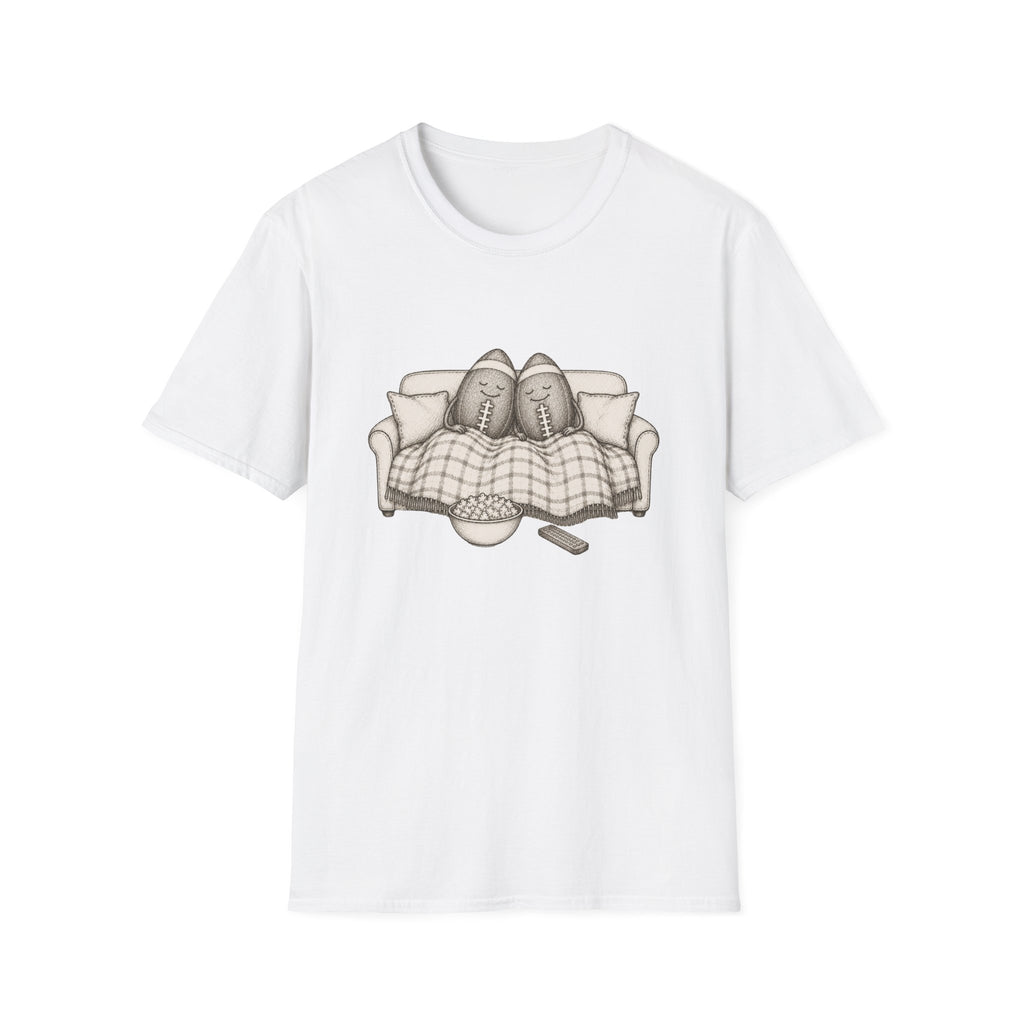 Footballs on Couch T-Shirt