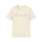 2 Coffee Cups linking to Football T-Shirt