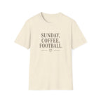 Sunday, Coffee, Football T-Shirt