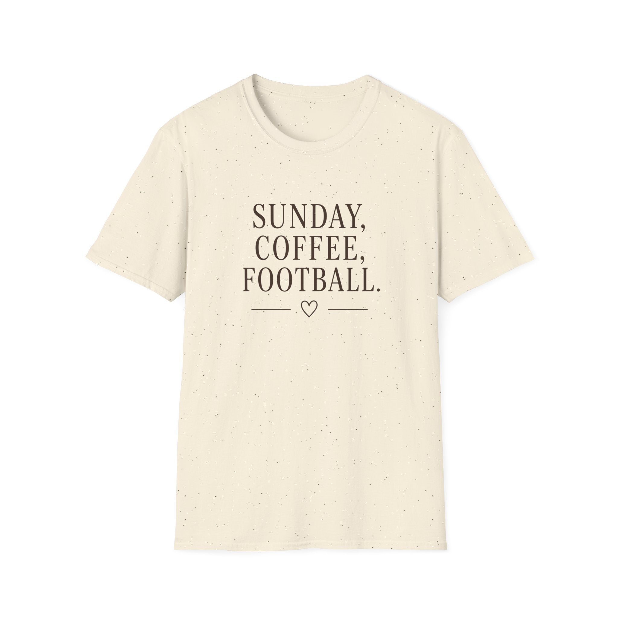 Sunday, Coffee, Football T-Shirt