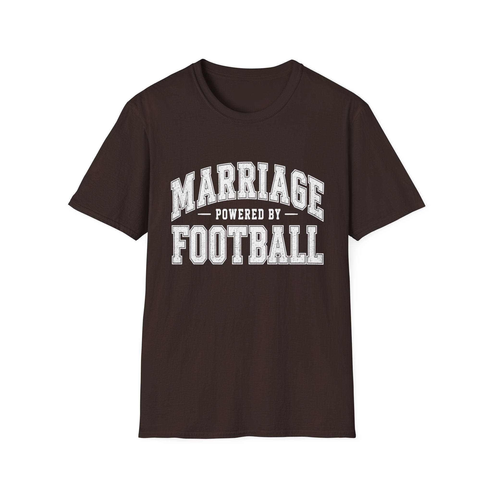 Marriage Powered by Football T-Shirt