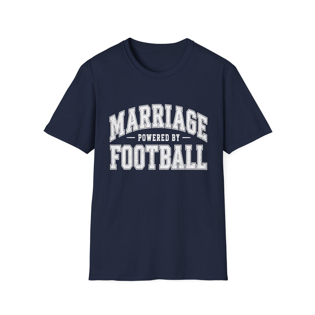 Marriage Powered by Football T-Shirt