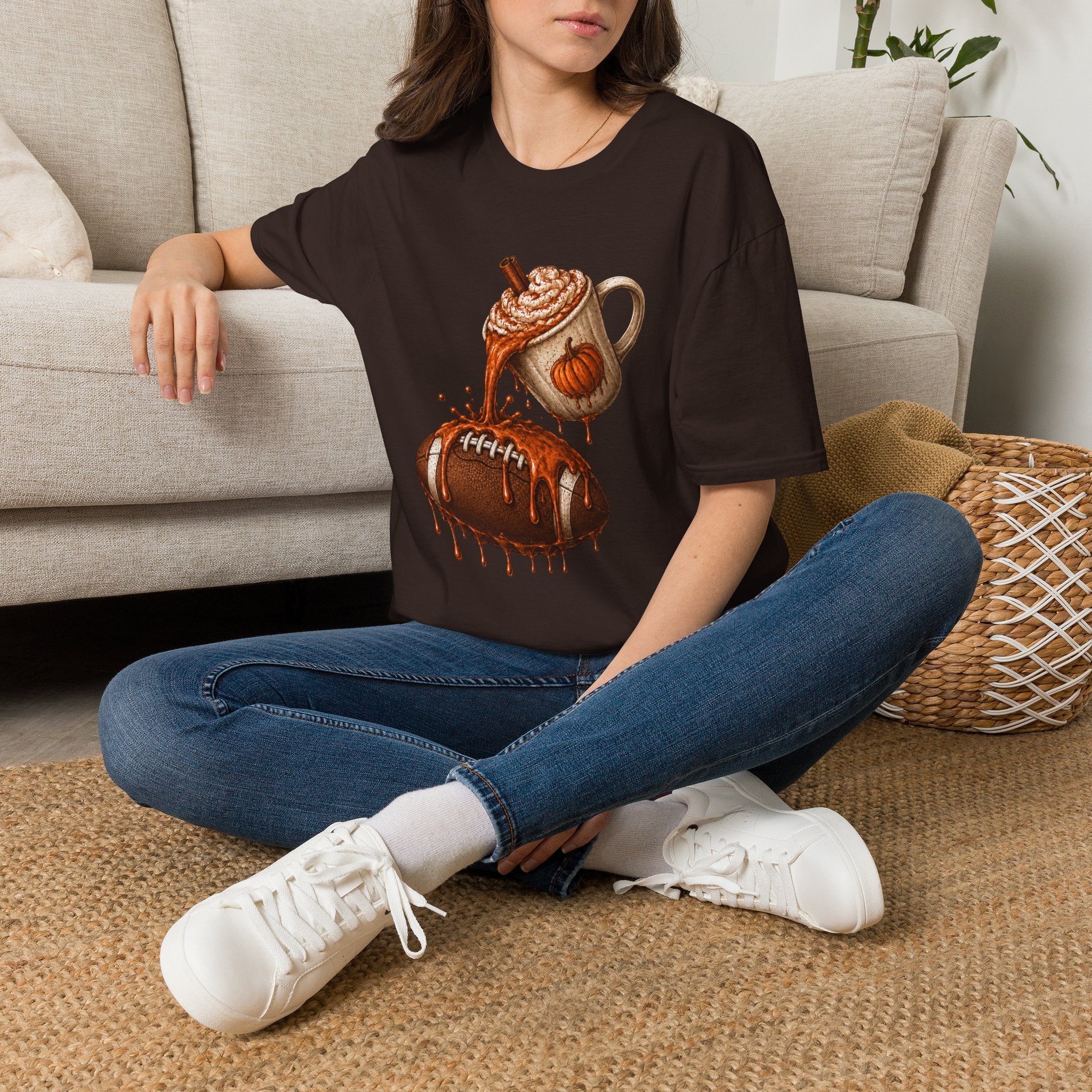Pumpkin Spice Poured on Football T-Shirt