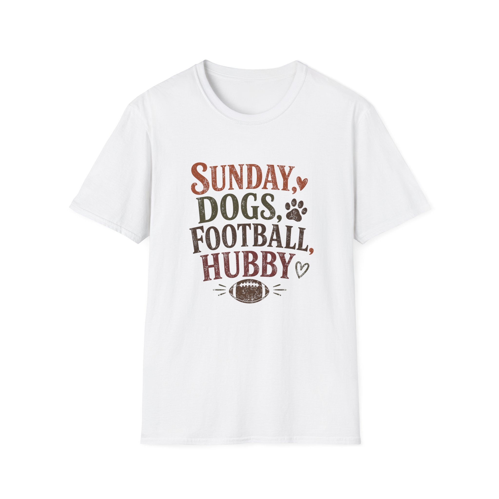 Sundays, Dogs, Football, Hubby T-Shirt