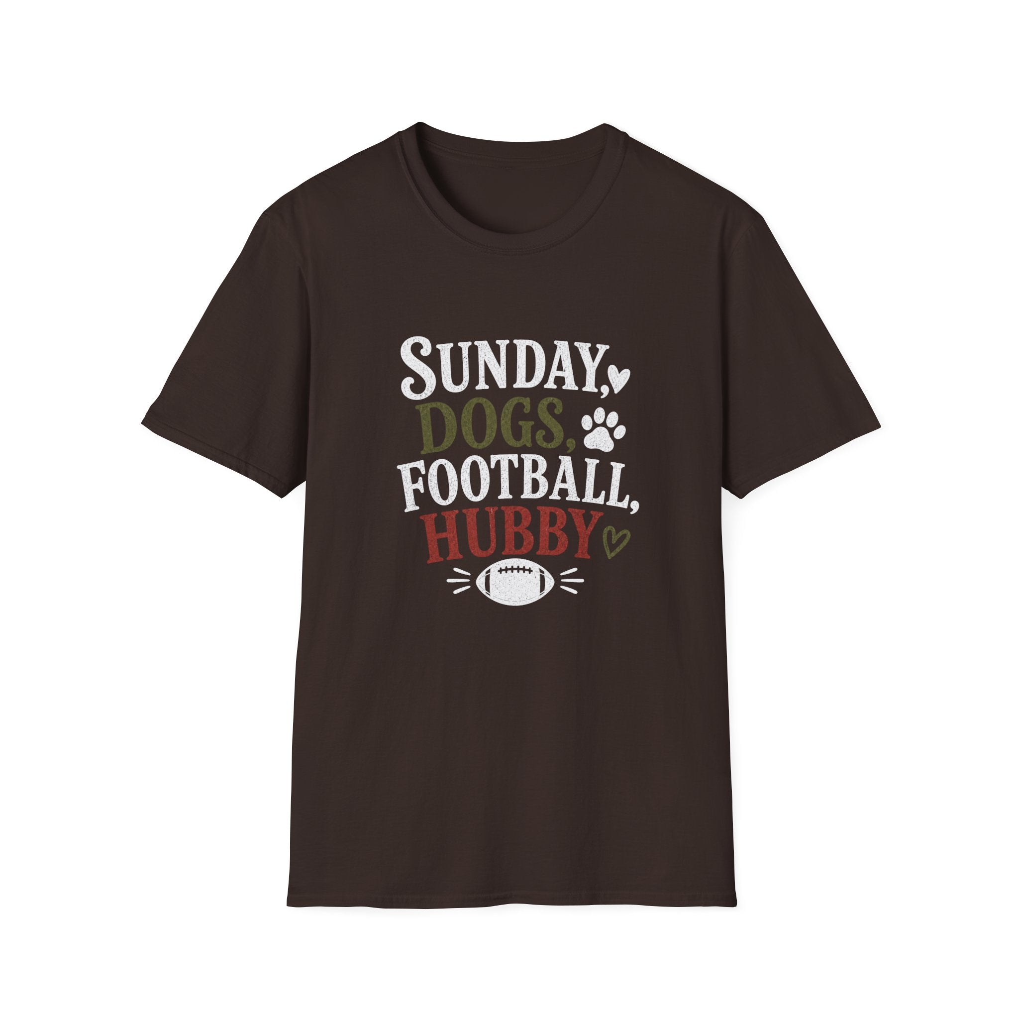Sundays, Dogs, Football, Hubby T-Shirt