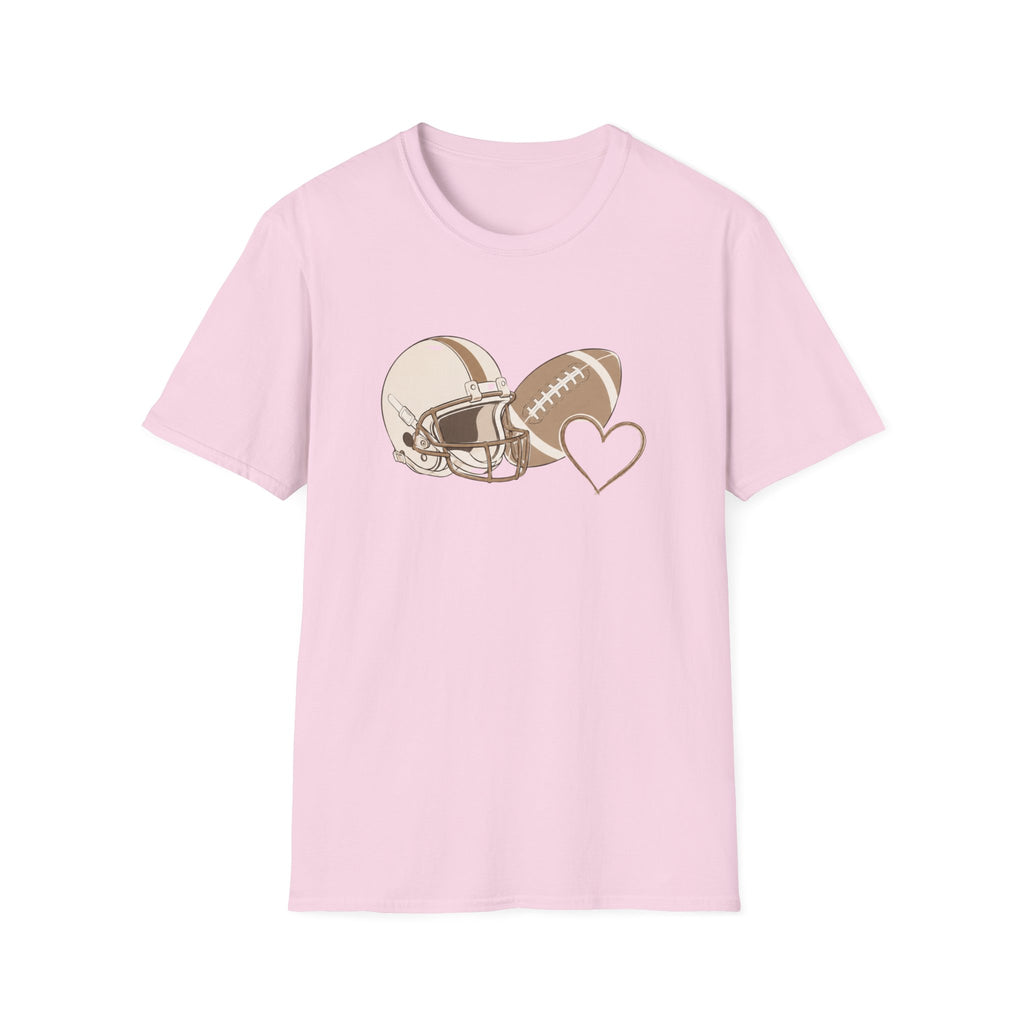 Football, Helmet, Heart T-Shirt