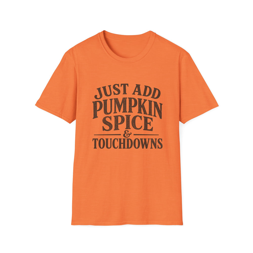 Pumpkin Spice and Touchdowns T-Shirt
