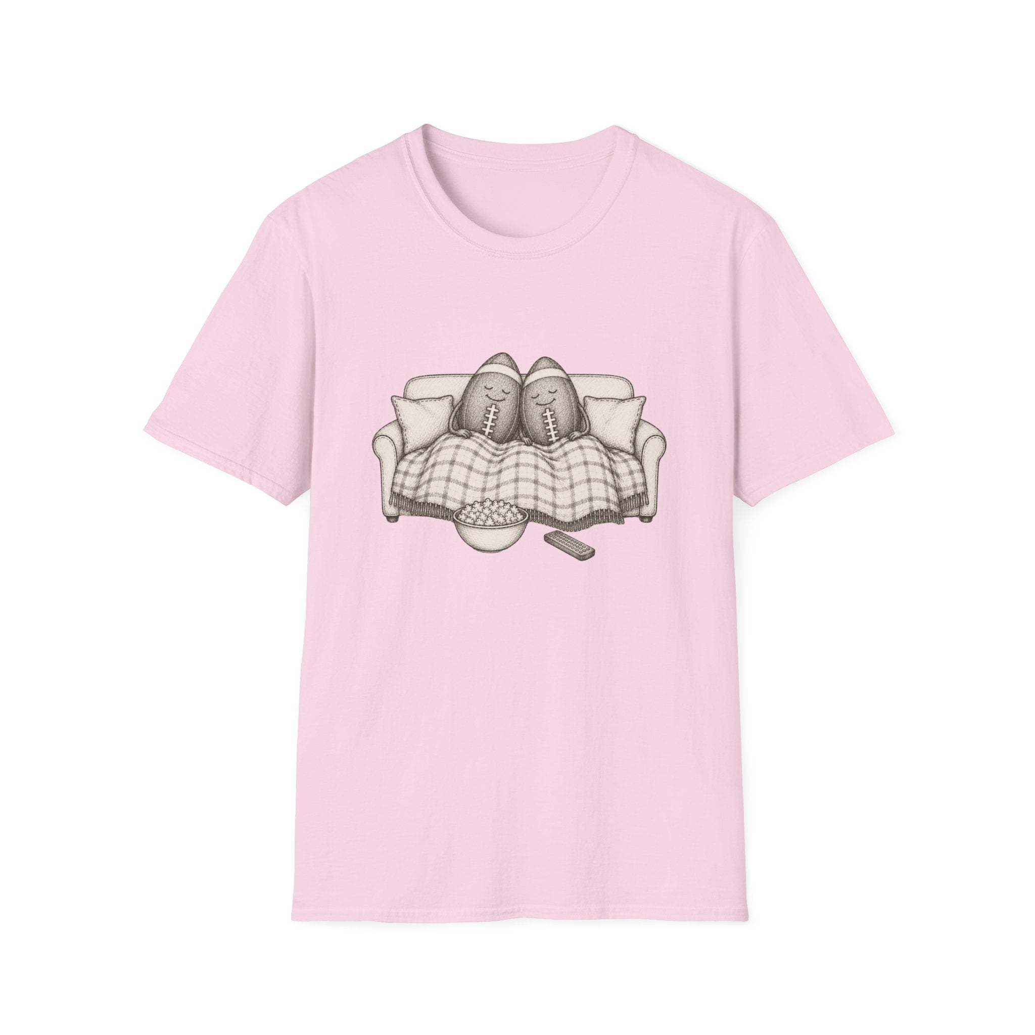 Footballs on Couch T-Shirt
