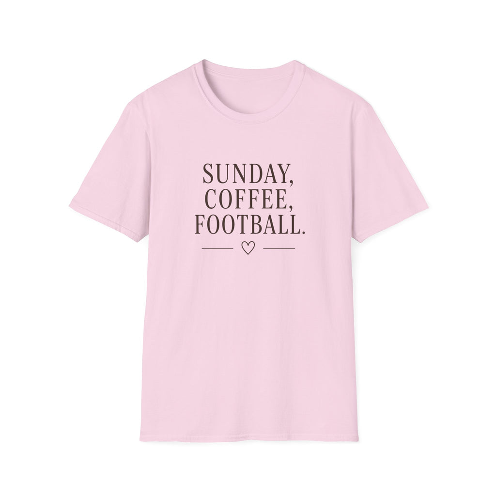 Sunday, Coffee, Football T-Shirt