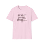 Sunday, Coffee, Football T-Shirt