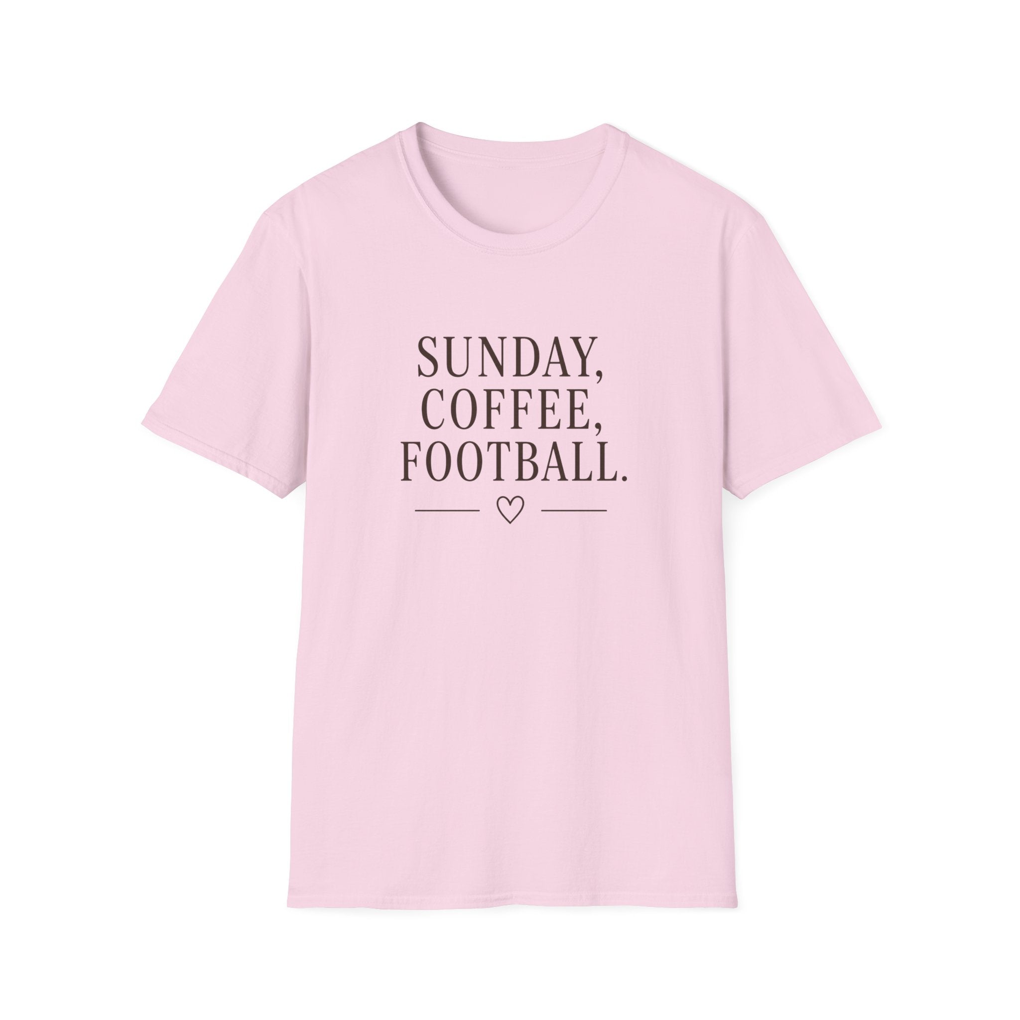 Sunday, Coffee, Football T-Shirt